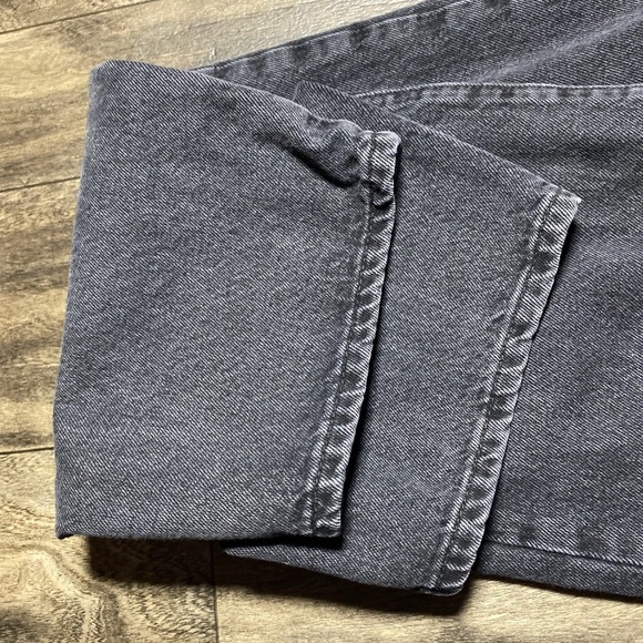 Levi's Premium Big E Baggy Dad Jeans Women's Size 24 Boot Barn Black Denim - Picture 8 of 12